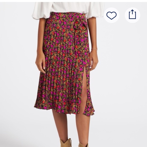 Skies Are Blue Dresses & Skirts - Skies Are Blue Floral Midi Skirt (Special GIFT added with PURCHASE🤫❤️